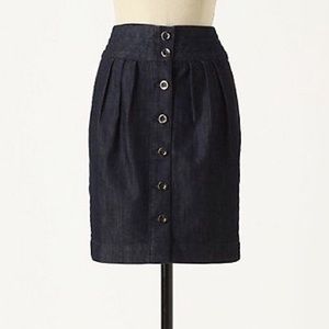 Anthropologie Pilcro Denim Pencil Skirt